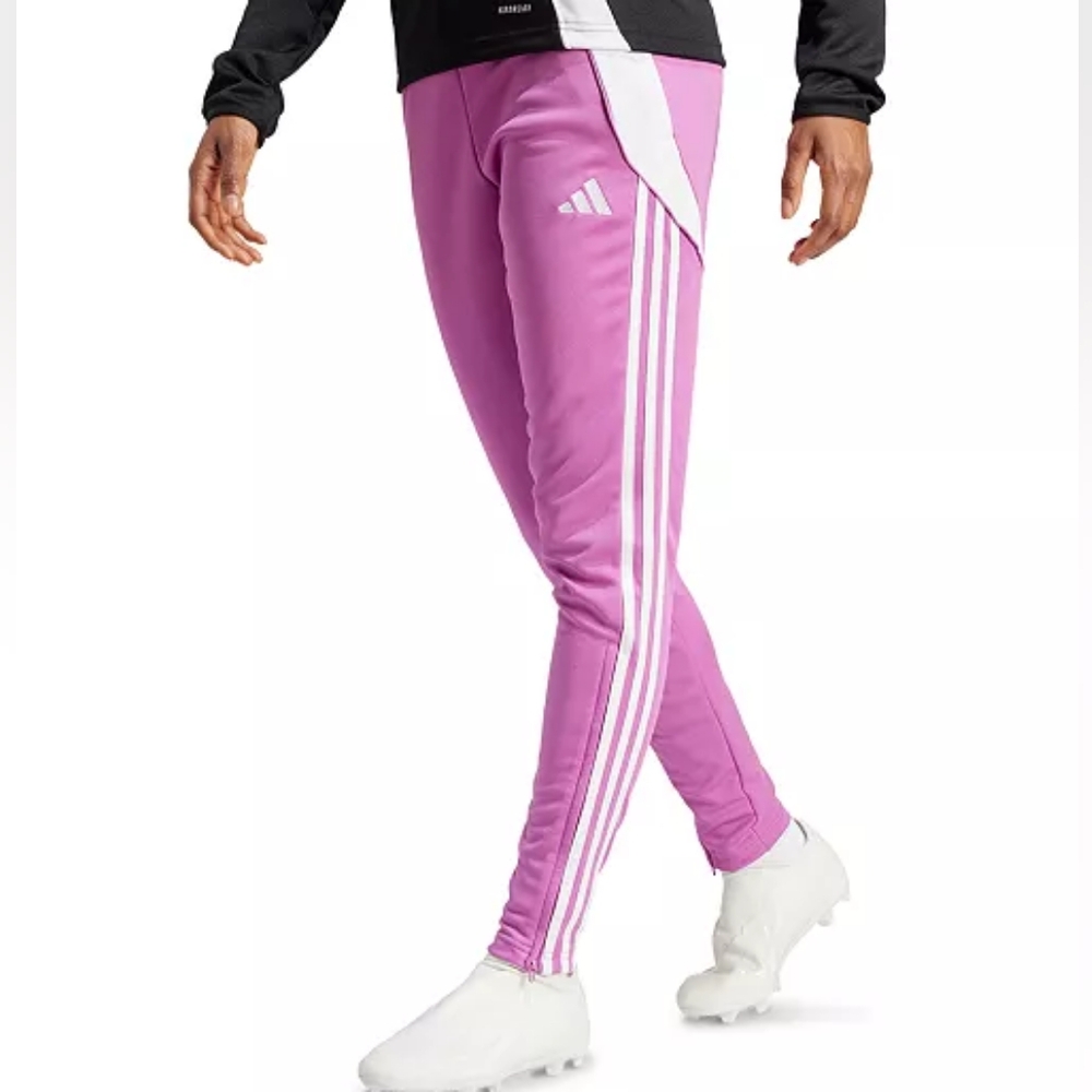 Adidas Womens Pink Track Pants, Small